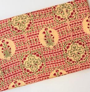 Tela de algodón con estampado floral, ecológica, reutilizable, estampado personalizado, tela estampada a mano, proveedor de pedidos al por mayor - Product Image 5