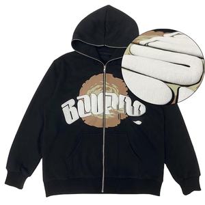 Top Trending Men's Zip-up Hoodies Moda de invierno Venta caliente a precio competitivo Etiqueta privada personalizada Cliente exigido - Product Image 3