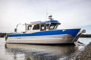 เรือคาตามารันอลูมิเนียม Kinocean ปี 2026 สำหรับตกปลาแบบมีห้องโดยสาร พร้อมมอเตอร์ติดท้ายเรือ สำหรับการพักผ่อนในทะเลน้ำเค็ม ขายส่ง - Product Image 5