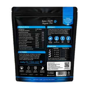 Friandises à mâcher pour chiens au beurre de cacahuète et à la citrouille, probiotiques, enzymes digestives, contrôle des odeurs, soutien immunitaire, absorption rapide - Product Image 2