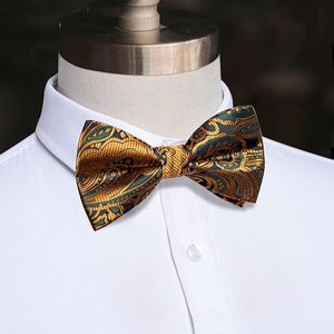 Nœud Papillon en Soie Jacquard Imprimé pour Homme, Pré-noué, Accessoire de Tenue Formelle, Design à Motifs Durable - Product Image 2