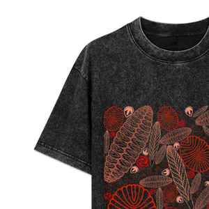 เสื้อยืดดีไซน์เนอร์คุณภาพสูงสำหรับผู้หญิง เนื้อผ้าคอตตอนหรูหรา 300GSM พิมพ์โลโก้แบรนด์ตามสั่ง เสื้อยืดดีไซน์เนอร์คุณภาพสูง - Product Image 2