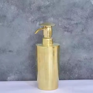 Decorative Countertop Metal <b>Soap</b> Dispenser Bottle With Polished Look Pump Refillable Liquid <b>Soap</b> <b>Holder</b> Bathroom - Product Image 5