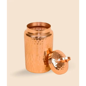 Hammered Stainless Steel Canister Set With Airtight Lids Metal Kitchen Food Storage <b>Containers</b> For <b>Flour</b> Sugar & Coffee Tea - Product Image 6