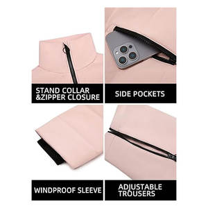 Traje de esquí de una pieza para mujer, impermeable, para deportes de invierno al aire libre, mono de snowboard aislado, chaqueta de nieve con bloques de color - Product Image 6