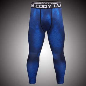 Shorts de compression respirants pour hommes HOLDEN INDUSTRY avec logo personnalisé, leggings de basketball pleine longueur en Spandex/Nylon élastique - Product Image 6