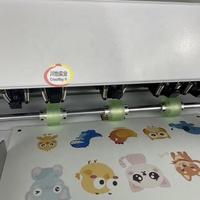 Cortador de etiquetas alimentado por hojas A3  máquina de corte automática, cortador de papel automático con cámara CCD Digital
