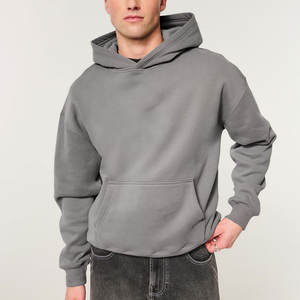 Vente en gros de sweats à capuche et sweat-shirts pour hommes en tissu polaire anti-plis, effet délavé à l'acide, avec logo brodé, pour usage extérieur - Product Image 3