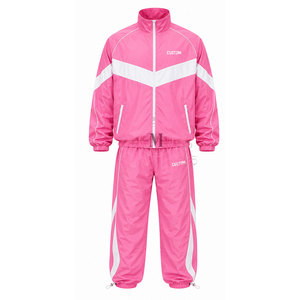 Ensemble de survêtement coupe-vent pour homme Parrot 300 GSM, fermeture éclair intégrale, logo personnalisé, col montant, 100% nylon, vêtements de sport, poches latérales - Product Image 6
