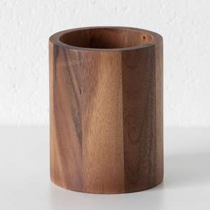 Elegante Portacubiertos de Madera Maciza para la Mesa del Comedor con Múltiples Secciones para Guardar Cucharas, Tenedores y Cuchillos - Product Image 6