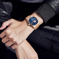 CARNIVAL ODM/OEM Maßgefertigte Luxus Edelstahl Business 24-Stunden Automatische Mechanische Uhr mit Zeigerzifferblatt Seiko Wasserdicht