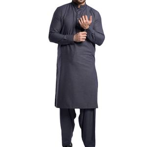 DEFENCE INDUSTRIES Premium <b>Men</b> Shalwar Kameez Set Custom Stitching Slim Fit <b>Kurta</b> Pajama Wholesale Islamic Clothing Manufacturer - Product Image 1