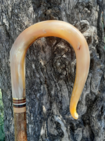 Palos de mano de cuerno de búfalo natural, tamaño personalizado, de la mejor calidad, color natural, para uso manual.