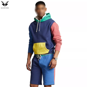 2026 Wholesale Rate Own Logo Printed Casual Comfortable Soft Fleece Touch Fabric Newest Design Solid Color Hooded <b>Pullover</b> - Product Image 4