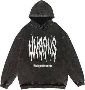 เสื้อฮู้ดผ้าฟลีซผสมโพลีเอสเตอร์คอตตอนสำหรับผู้ชาย สไตล์วินเทจฟอกสี  รับผลิตจากโรงงานโดยตรง  พร้อมสกรีนโลโก้แบรนด์ตามสั่ง แฟชั่นสตรีทแวร์ - Product Image 3