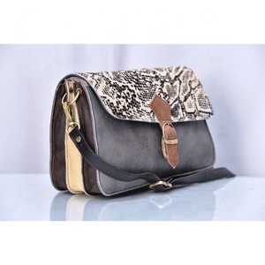 New Arrival Western Style Recycled Fur Leather <b>Bags</b> Multi Color Handmade Shoulder Sling <b>bag</b> Fur <b>Bag</b> For Women's Use - Product Image 1