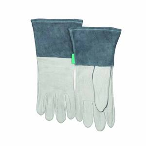 Gants de soudage TIG en cuir pleine fleur et croûte de cuir de qualité supérieure, robustes, pour la sécurité des mains dans l'industrie, la lutte contre les incendies et la construction - Product Image 2