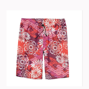 Men's Color Blocked Patchwork Drawstring Casual Mid Waist Breathable Cotton Shorts with Pockets - Product Image 4
