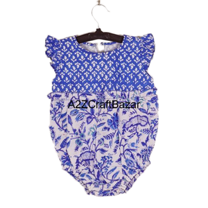 Robe de fête en coton imprimé floral tissé sans manches, respirante, lavable, écologique, style doux, bouton, pompon, vente en gros - Product Image 1