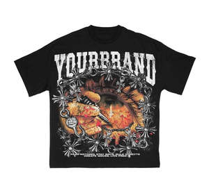 เสื้อยืดโอเวอร์ไซส์ผู้ชาย สไตล์สตรีทแวร์ ผ้าฝ้ายแท้ 100% คุณภาพสูง เนื้อผ้ายืดหยุ่นเบา สวมใส่สบาย เรียบง่าย - Product Image 5