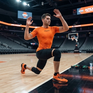 <b>Men</b> <b>Compression</b> T <b>Shirt</b> Orange Short Sleeve Athletic Gym Training Sportswear Custom Logo Fitness Running Workout <b>Shirt</b> - Product Image 5