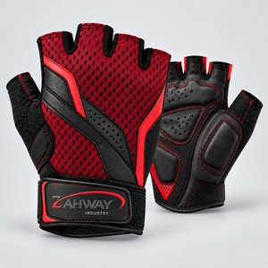 New Arrival Cycling Gloves Durable Fabric Comfortable Fit Breathable Design Anti Slip Grip Shock Absorbing Palm For Cycling - Product Image 4