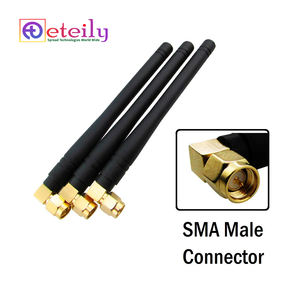 Antena de pato de goma ETEILY 868MHz 5dBi perfil bajo y baja pérdida de ángulo recto con conector macho SMA hecho en comunicación India - Product Image 4