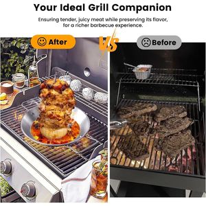 Soporte Vertical para Shawarma Al Pastor para Parrilla y Horno, 3 Brochetas Extraíbles (8/10/12 Pulgadas), 2 Accesorios para Barbacoa - Product Image 4