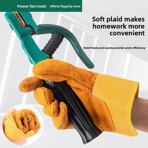 Gants de soudage de qualité supérieure, résistants à la chaleur, gants de barbecue en cuir de vachette, gants de travail pour soudeurs - Product Image 4