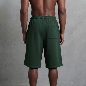 Nouvel Arrivage Short de Sport Homme en Molleton 100% Coton Uni Bicolore Séchage Rapide Style Urbain Taille Élastique Confortable Streetwear Tendance - Product Image 5