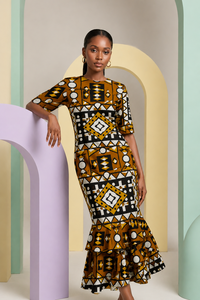 Tela Africana con Estampado de Cera, Algodón Ankara, Textil Tradicional Tribal Dashiki Kitenge, Cera Holandesa para Vestidos, Moda, Venta al por Mayor, Exportación - Product Image 2