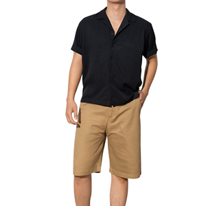 Competitive Price Custom <b>Compression</b> Mid Waist 100% Cotton Oxford Woven Mesh Hot Vintage Quick Dry Zipper Fly Printed <b>Shorts</b> <b>Men</b> - Product Image 5