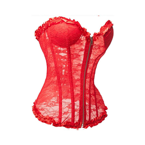 Luxury Green Gothic Women Corset Set Jacquard Waist Cincher Top Elegant Dark Green Women Core Set Structured Boned Corset Top - Product Image 3