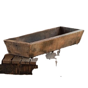 กระถางปลูกต้นไม้ทรงรางไม้สไตล์บ้านไร่ - Product Image 1