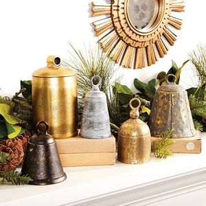 Cloche de Noël en métal en gros, ornement suspendu pour la décoration de l'arbre de Noël, accessoires festifs pour la maison et les fêtes - Product Image 3