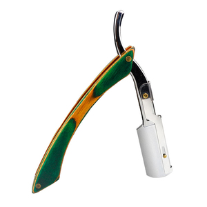 Rasoir à lames pliantes en acier inoxydable 2026, rasoir professionnel pour la coiffure, épilateur facial avec 10 pièces - Product Image 2