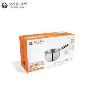 Lightweight Stainless Steel Hammered <b>Sauce</b> <b>Pan</b> - Product Image 2