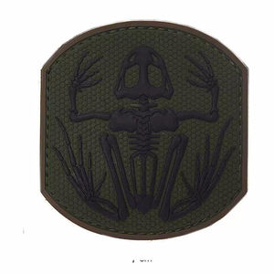 Creative Personalized Style Custom Logo 3d Rubber <b>Pvc</b> Patch for Jeans and <b>Clothes</b> Rubber Patch - Product Image 2