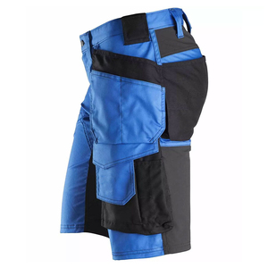 Pantalones Cortos Cargo de Algodón para Hombre con Bolsillos Multifuncionales, Diseño Sólido, Largura hasta la Rodilla, Casuales para Exteriores - Product Image 4
