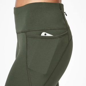 Leggings de Yoga de Compresión de Alta Calidad al por Mayor, Leggings Deportivos de Cintura Alta para Mujer, Pantalones de Yoga a la Moda, Pantalones Largos - Product Image 2