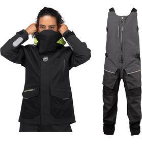 Waterproof Breathable Knitted Soft Shell Stand Collar Hooded Offshore Marine Sailing Suit for <b>Yacht</b> Racing Sailing Sports Custom - Product Image 1