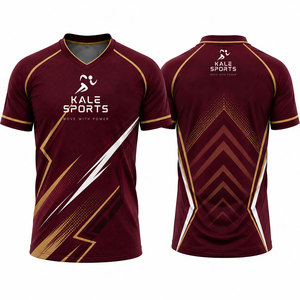 Camiseta de Fútbol de Manga Corta Unisex de Alta Calidad, 100% Poliéster, Transpirable, Duradera, Ecológica, Cuello en V, Totalmente Personalizable - Product Image 5