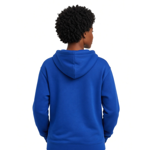 เสื้อฮู้ดปักลาย Zeta Phi Beta สีน้ำเงินรอยัลสำหรับผู้หญิง พร้อมตัวอักษรกรีกแบบถักลาย ZOB  แบบสวมหัว มีกระเป๋าจิงโจ้ - Product Image 5