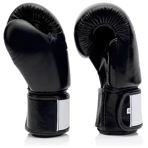 Gants de sparring personnalisés à lacets en cuir PU, gants d'entraînement de boxe professionnels pour MMA, Muay Thai, Kickboxing - Product Image 4