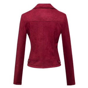 Chaqueta de Motocicleta de Piel de Oveja para Mujer, Diseño Moderno, Transpirable, Precio al por Mayor, Auténtica - Product Image 4