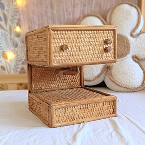 Good quality handweaving rattan coffee <b>machine</b> espresso maker toy kids interactive play toys - Product Image 6