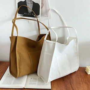 Sac fourre-tout de plage écologique personnalisé pour femme, haute qualité, vente en gros 2025, ouverture supérieure, lavage à la main, bandoulière, capacité 3L+, logo personnalisé 02 - Product Image 5