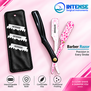 Professional Barber Razor Hair Styling <b>Shaper</b> Folding Straight Razor Replaceable Blade Hair Cutting Thinning Salon Tool - Product Image 4