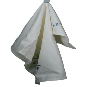 ผ้าเช็ดจานทำจากผ้าฝ้ายออร์แกนิค เป็นมิตรกับสิ่งแวดล้อม ใช้ซ้ำได้ สีขาวล้วน ผ้าเช็ดครัวแบบถุงใส่แป้ง ซับน้ำเร็ว แห้งไว ขายส่งจำนวนมาก - Product Image 3