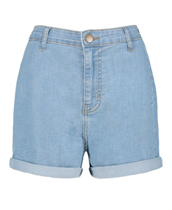 Shorts en jean taille haute pour femme, en coton, de qualité supérieure, style mode, avec ourlet brut, pour l'été, vente en gros - Product Image 6